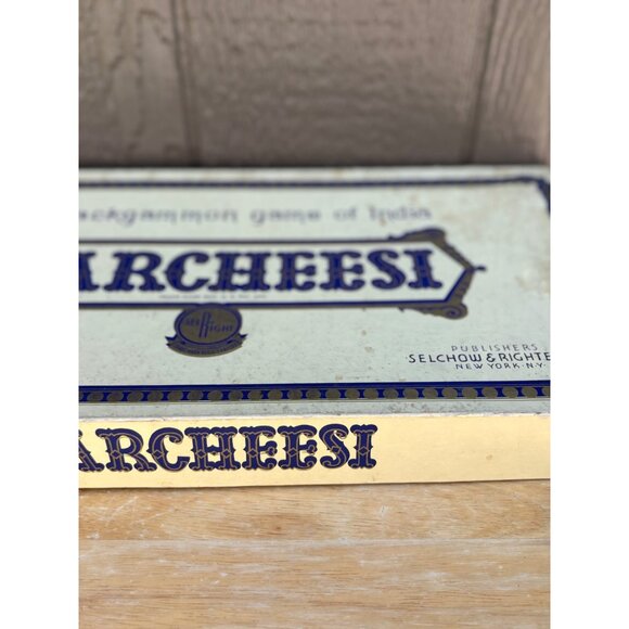 Vintage 1959 Parcheesi Board Game Gold Seal Edition Backgammon Game Of India - Picture 7 of 14